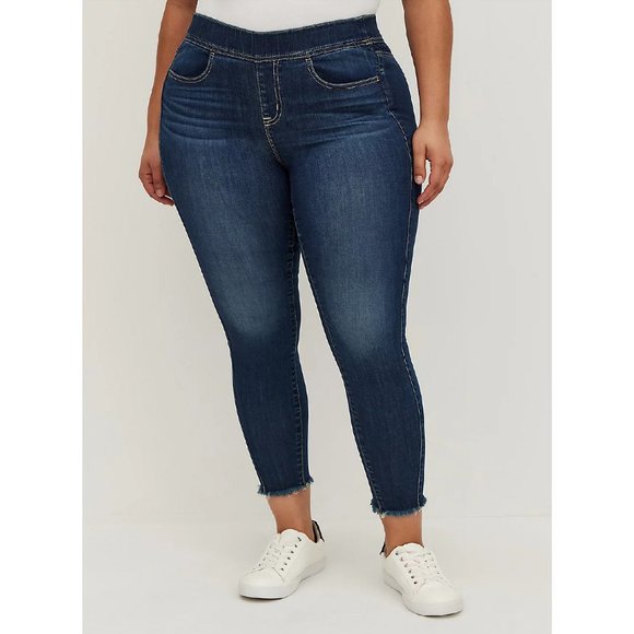 torrid Denim - Torrid LEAN JEAN – SUPER SOFT ECO DARK WASH Size 5